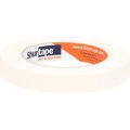 Shurtape Shurtape Utility Grade High Adhesion Masking Tape, Natural, 18mm x 55m - Case of 48 100486